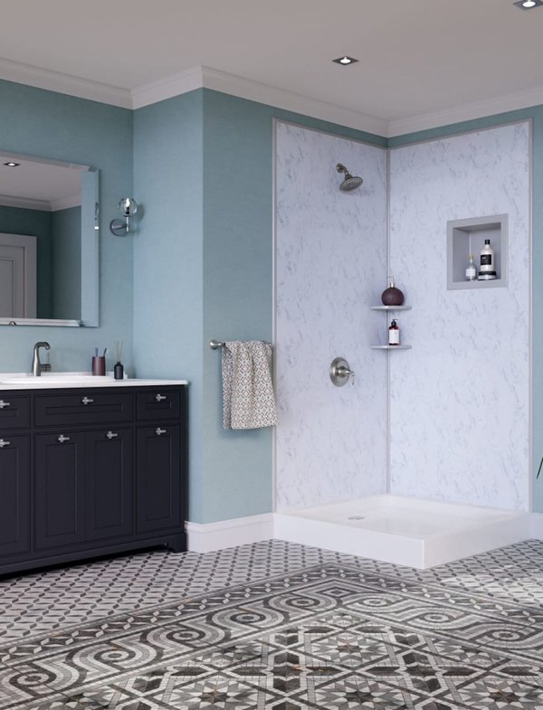 Poly Alloy Corner Shower 4896